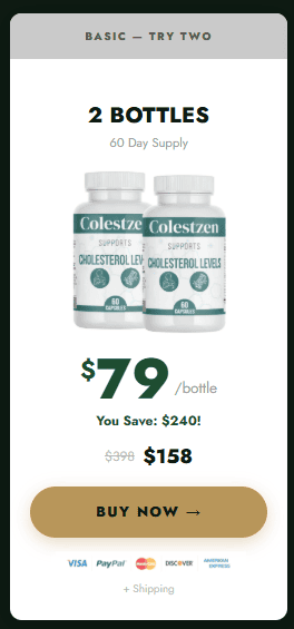 colestzen 2 bottles price